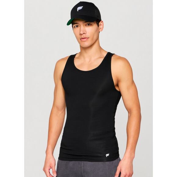 Fabletics The 24-7 Black Ribbed Tank 2XL - Picture 1 of 11